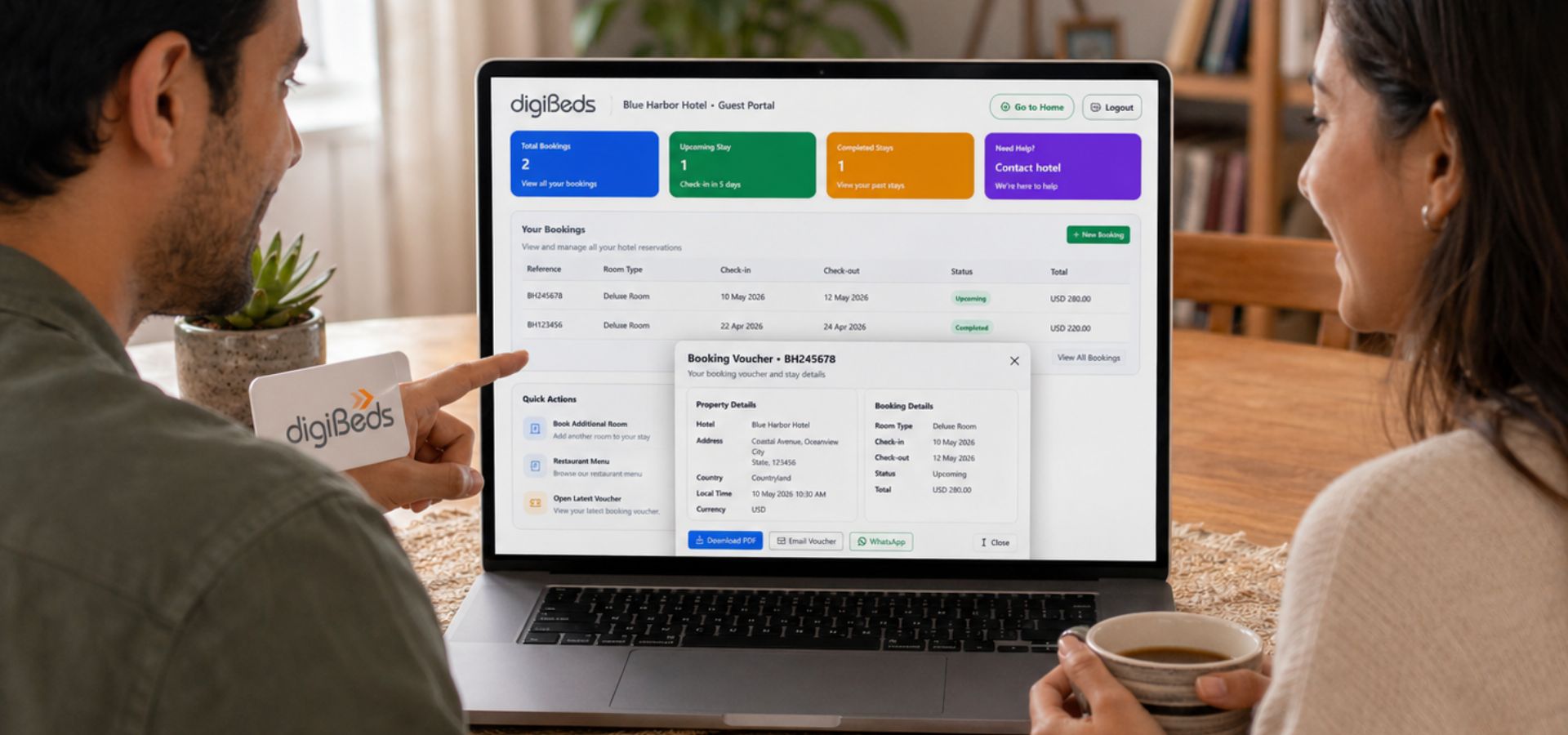 Digibeds guest portal